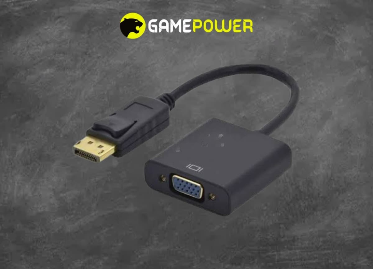 DisplayPort to VGA Çevirici Adapter