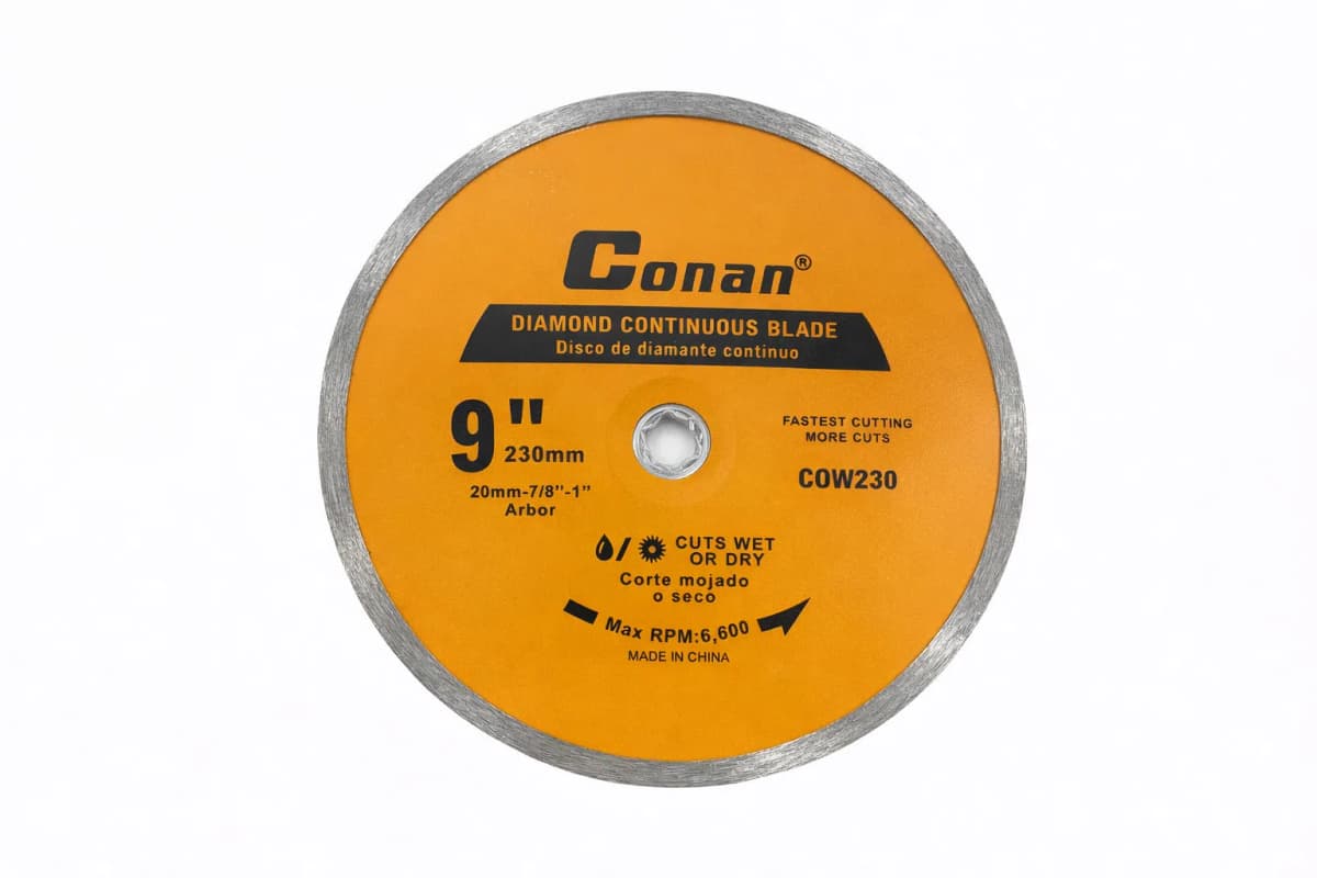 Conan COW230 Keramika və Mərmər Kəsici Disk 230 mm