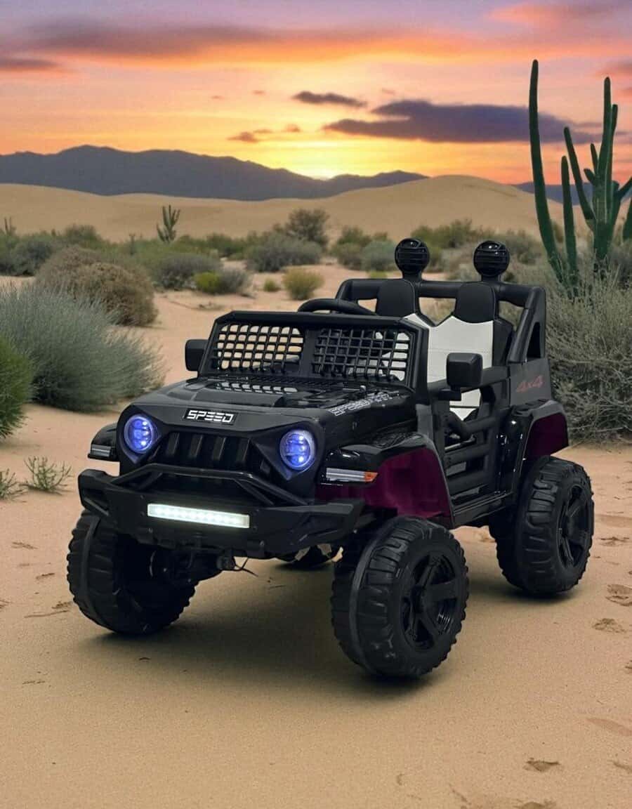 Uşaq elektromobili Lolly Kids LKT-7589 (Qara) - Tenderyard