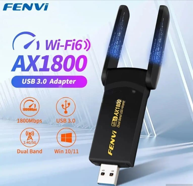 Wi-Fi adapter USB 6 1800Mbps