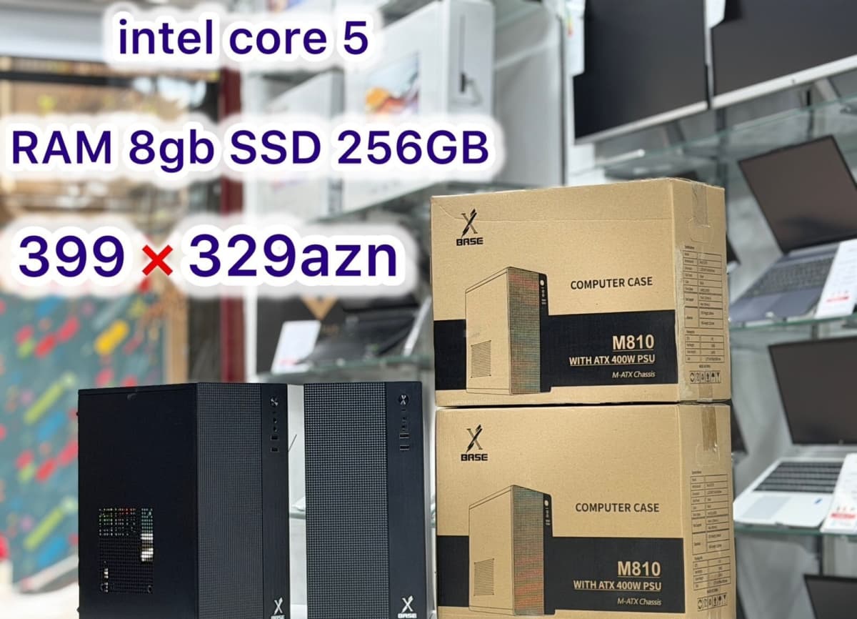 Xbase M810 Masaüstü Kompüter Keys (i5, 8GB RAM, 256GB SSD)