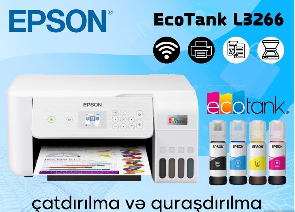 Epson L3266 Wi-Fi Printer