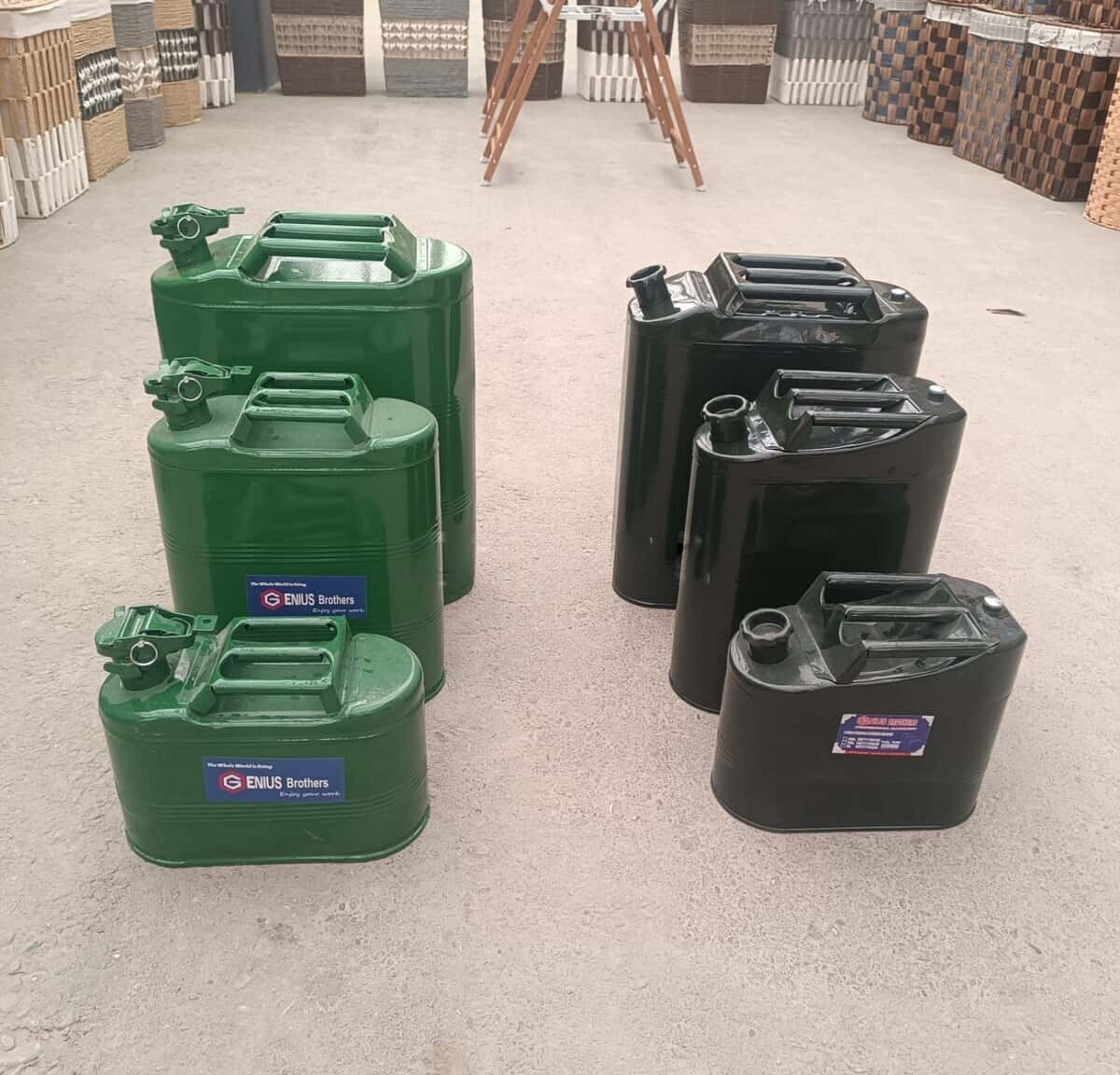 Yanacaq bidonu metal kanistr (5L, 10L, 20L) - Tenderyard