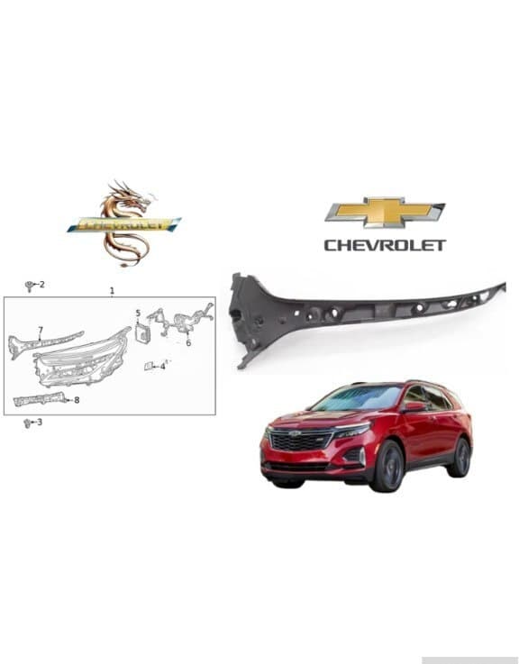 Faranın üst plasması Chevrolet Equinox 2021