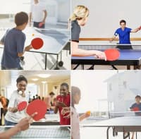 Stolüstü tennis dəsti, rəngbərəng — şəkil 3