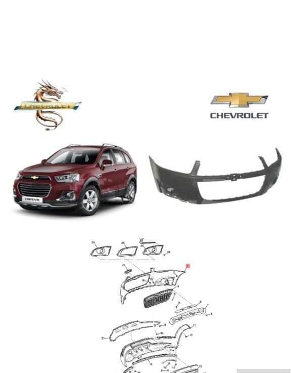 Ön bufer Chevrolet Captiva 2011-2015