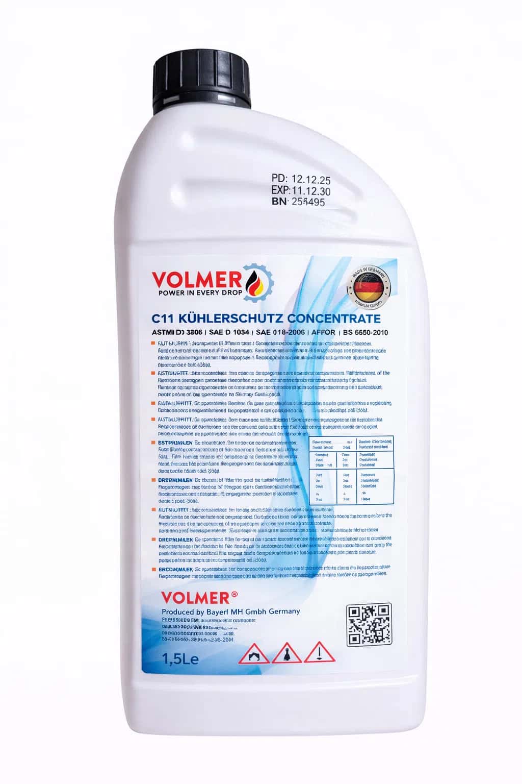 Volmer C11 Göy Antifriz Konsentratı 1.5L - Tenderyard