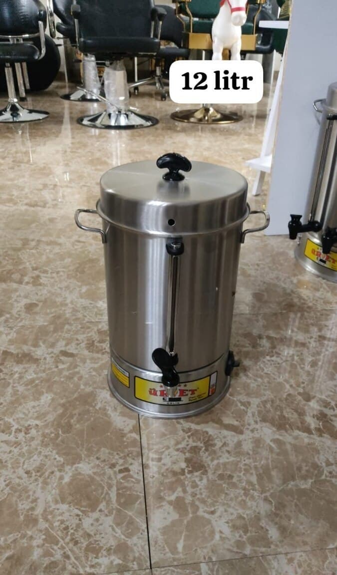 Samovar Paslanmayan polad material
