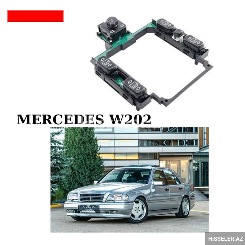 Window switch control panel for Mercedes C-Class - Tenderyard