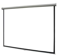 Proyektor ekranı elektrik 240x180 sm 96x70 white matt 3d — şəkil 2