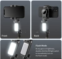 Gimbal stabilizator Q18 selfi çubuğu və tripod — şəkil 5