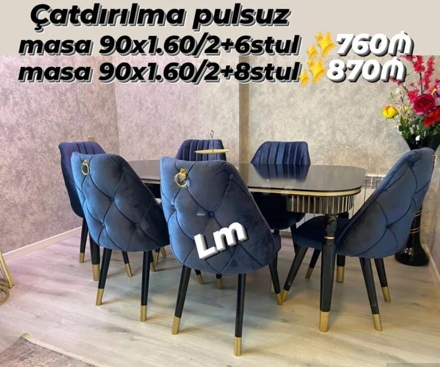 Masa-stul dəsti, Qarışıq rəng