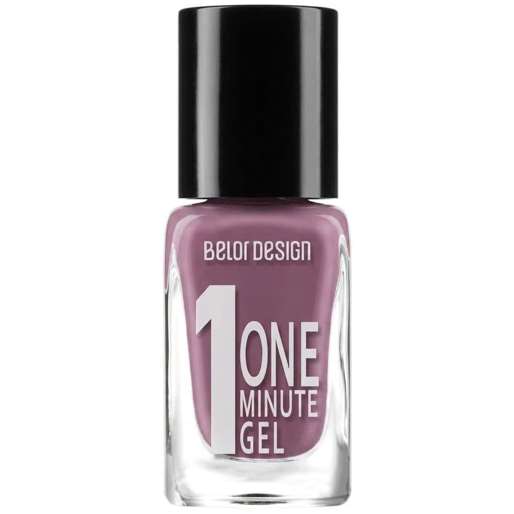 Belor Design One Minute Gel Polish 214, Purple, 6 ml - Tenderyard