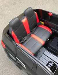 Uşaq avtomobili BMW X7 qara laklı — şəkil 7