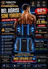 Sibote P6 ST-7505 Ortopedik Bel Dəstək Kəməri — şəkil 6