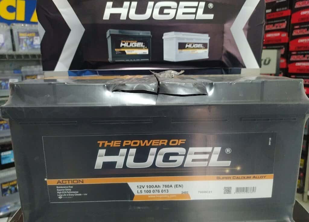 Akkumulyator Hugel 12V 100Ah - Tenderyard