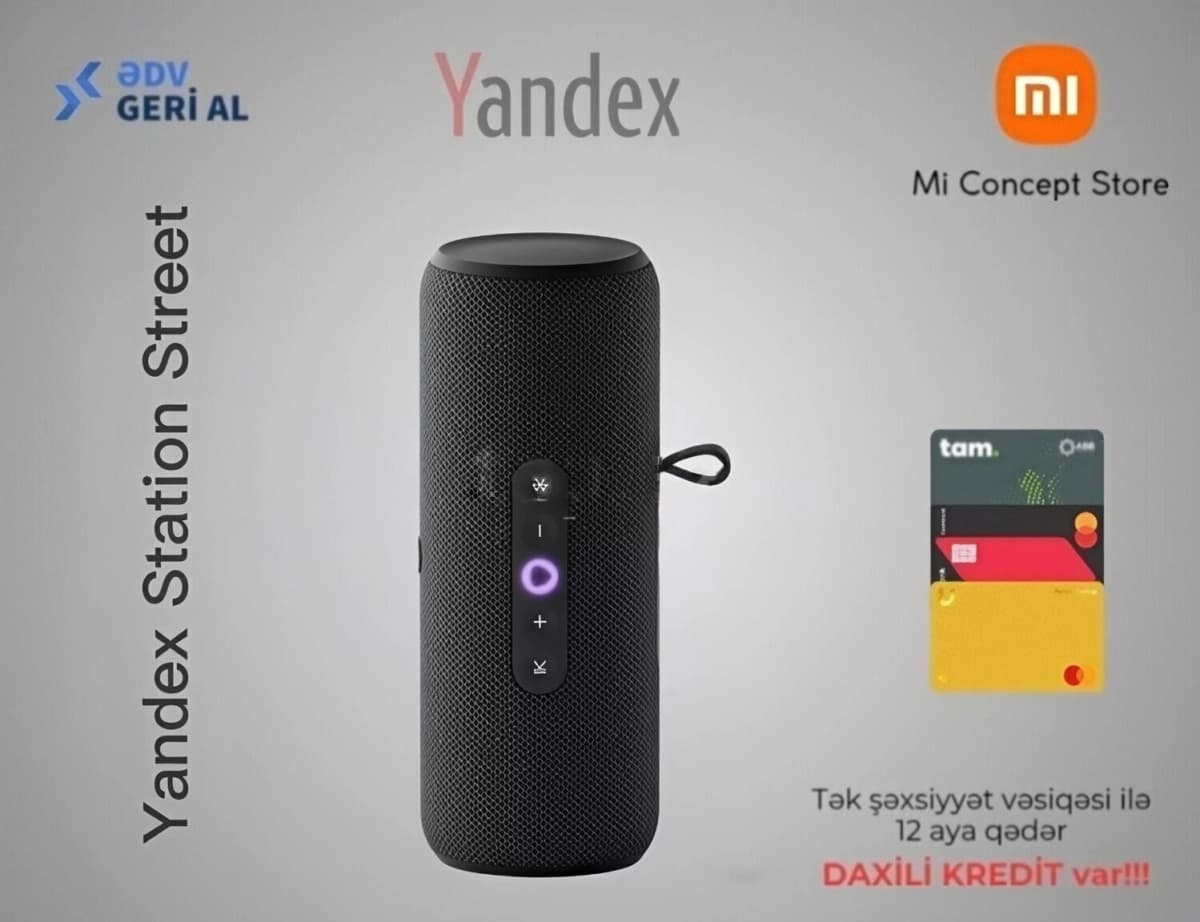 Ağıllı dinamik Yandex Station Street Black