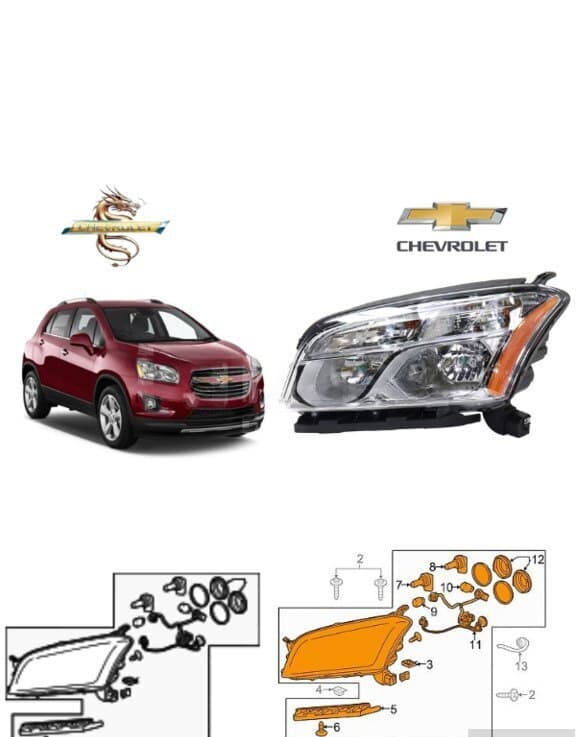 Ön fara Chevrolet Trax 2015
