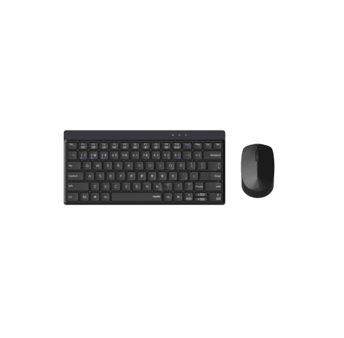 Keyboard and mouse set Rapoo 8000GT Black - Tenderyard