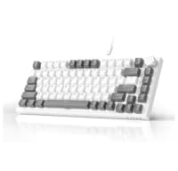 Mexaniki klaviatura Ajazz AK820 Gray-White — şəkil 3