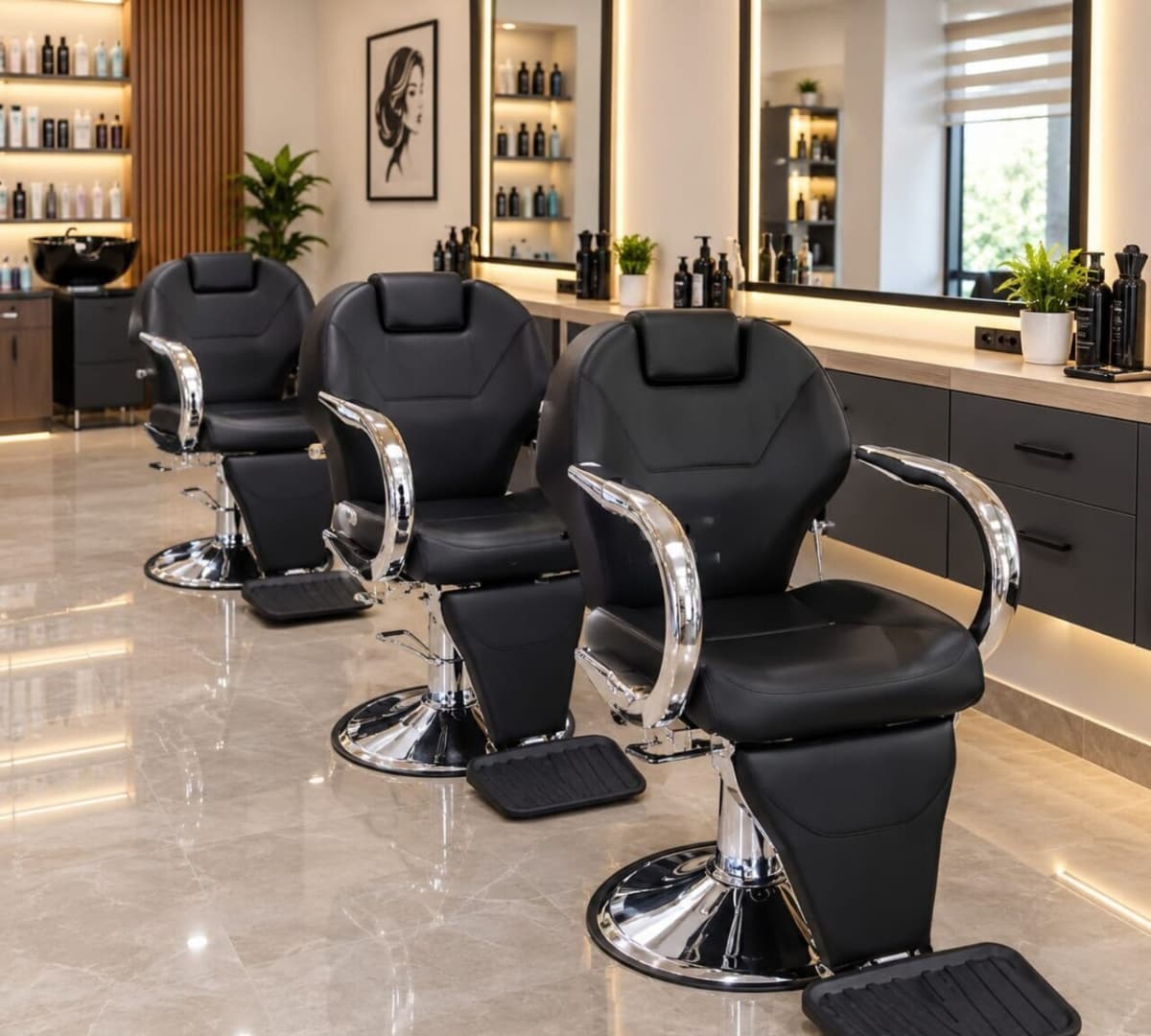 Salon və bərbər kreslosu