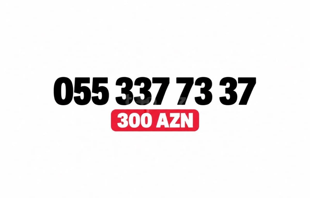 Bakcell nömrə (055) 337-73-37