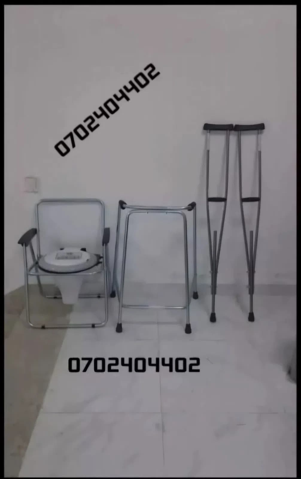 Xəstə üçün sanitar kreslo, xadok və qoltuqaltı kastil