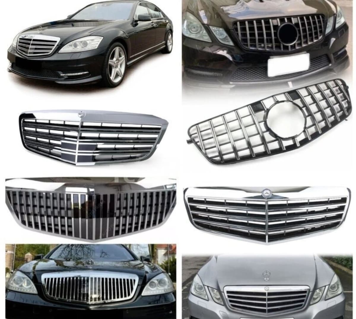 Radiator barmaqlığı Mercedes-Benz modelləri üçün
