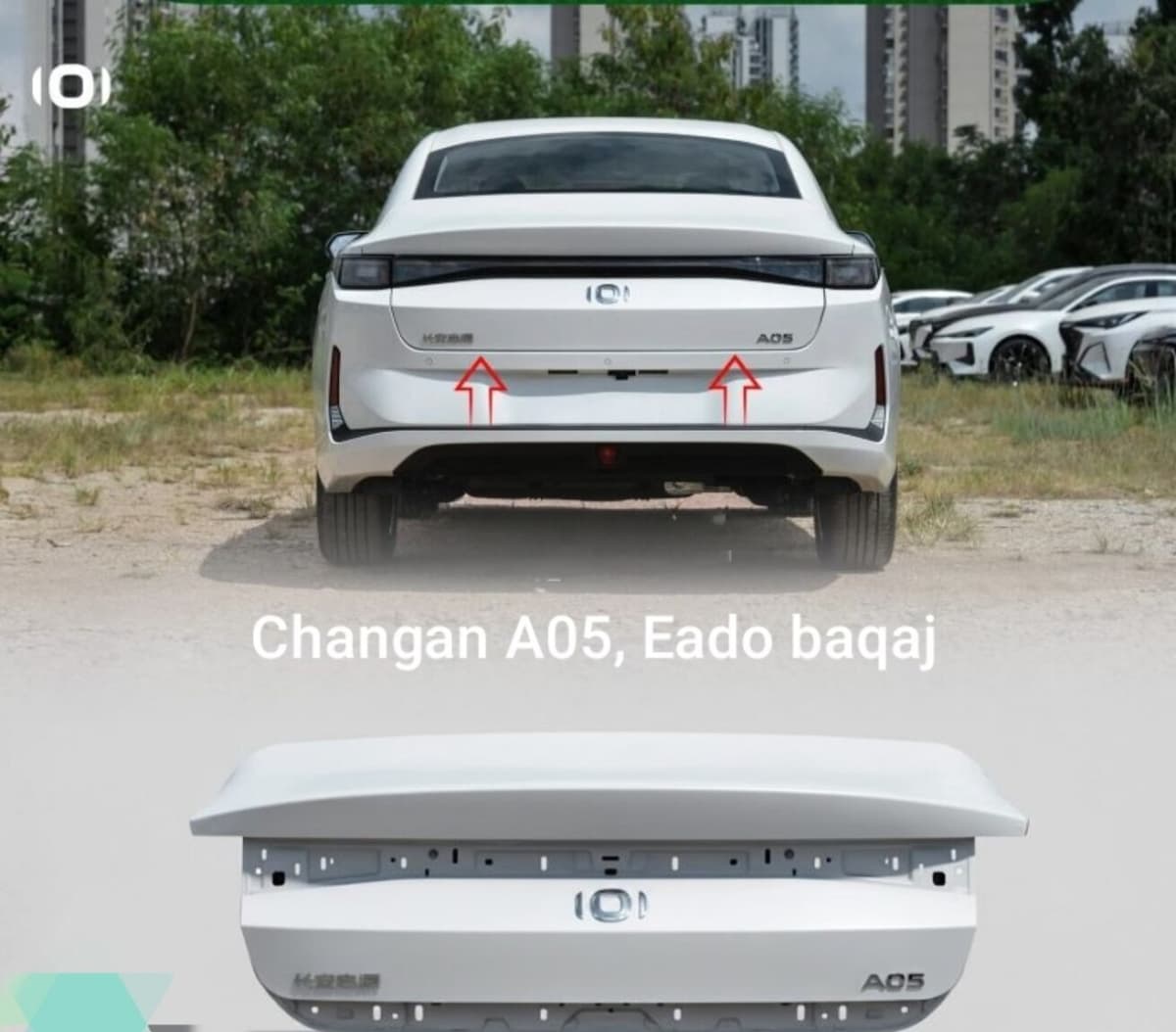 Baqaj Changan A05 və Eado modelləri üçün
