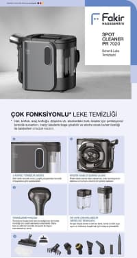 Fakir PR7020 Buxar və Ləkə Təmizləyicisi — şəkil 2