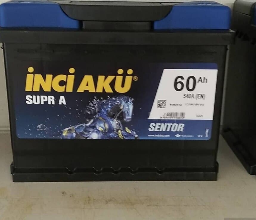 Akkumulyator İnci Akü 60 Ah