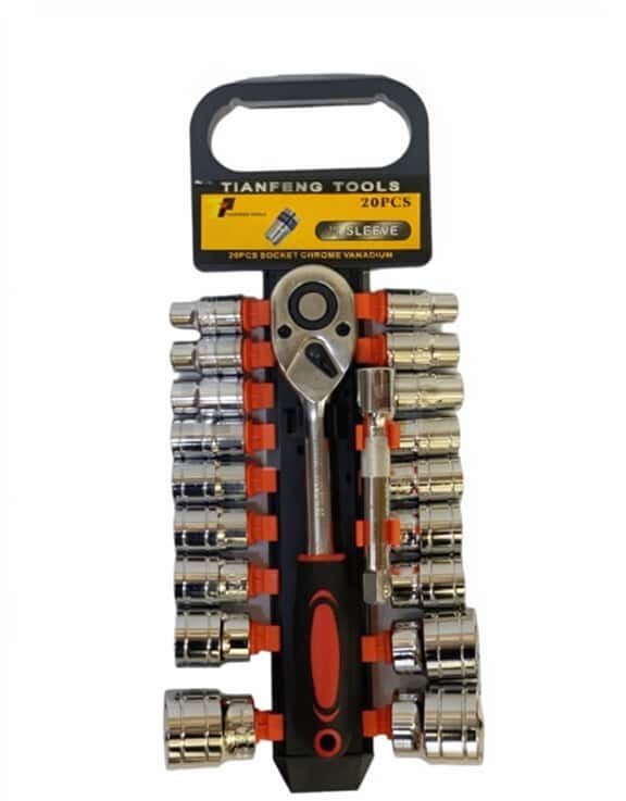 Tianfeng 8-32 mm Ratchet Wrench Set - Tenderyard