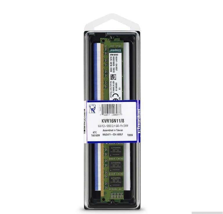 RAM Kingston DDR3 8GB 1600MHz - Tenderyard