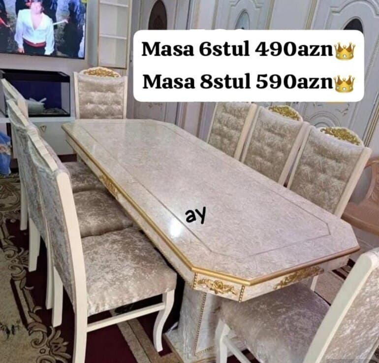 Masa-stul dəsti, Qarışıq rəng
