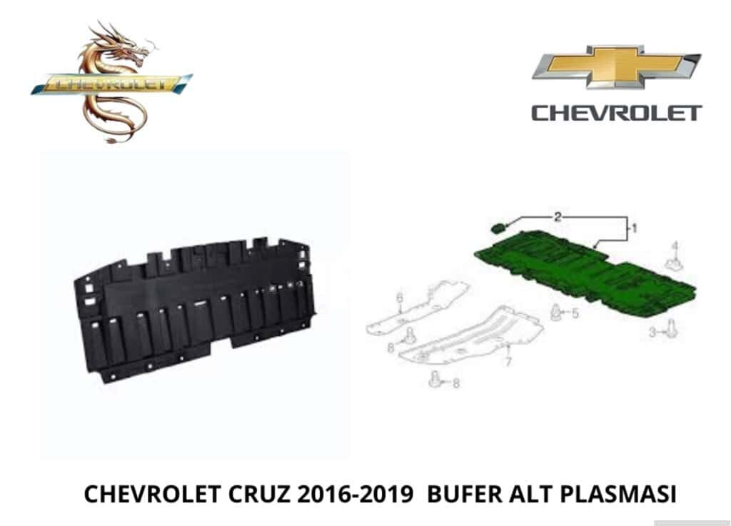 Ön bufer altı qoruyucu Chevrolet Cruze 2016-2019 - Tenderyard