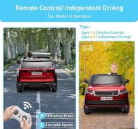 Range Rover İkinəfərlik Uşaq Avtomobili — şəkil 5