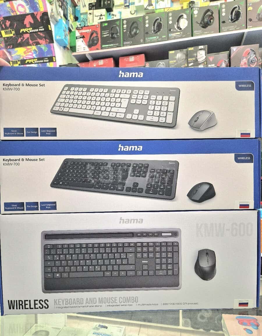 Hama KMW-700 and KMW-600 Wireless Keyboard and Mouse Set - Tenderyard