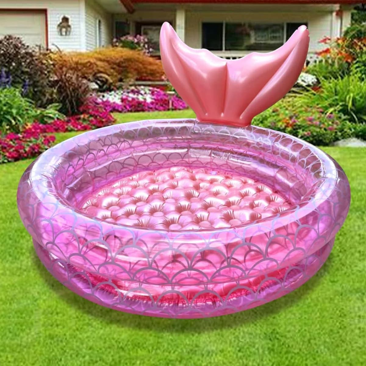 Şişmə hovuz Mermaid 70x25 sm, çəhrayı