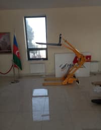 Yarımelektrikli əl forklifti 0.5 ton — şəkil 1