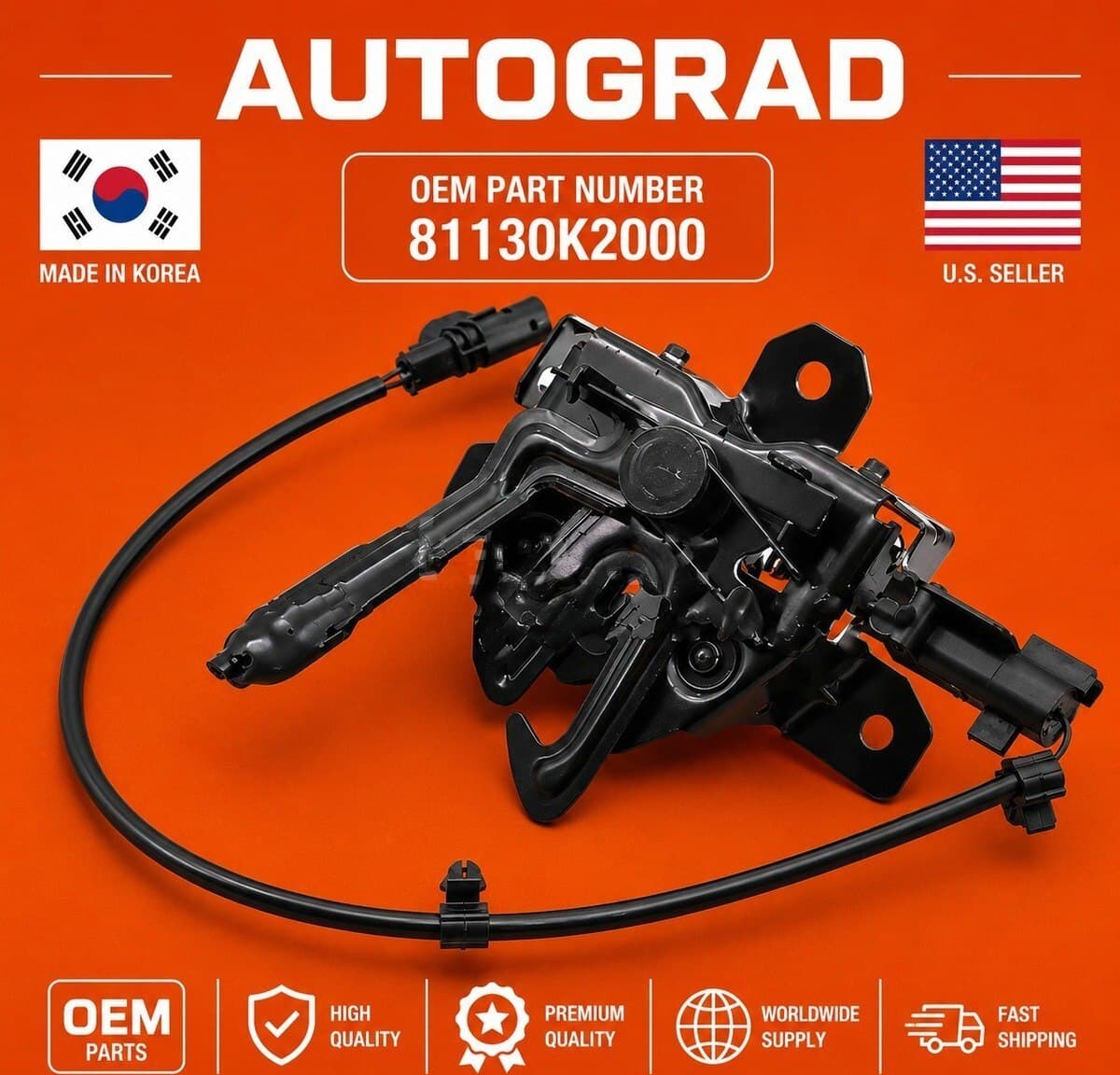 Kapot kilidi Hyundai Venue 2019-2023