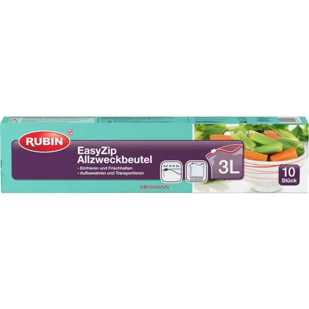 Rubin Zip-Lock Paket Dəsti, 3 L, 10 ədəd