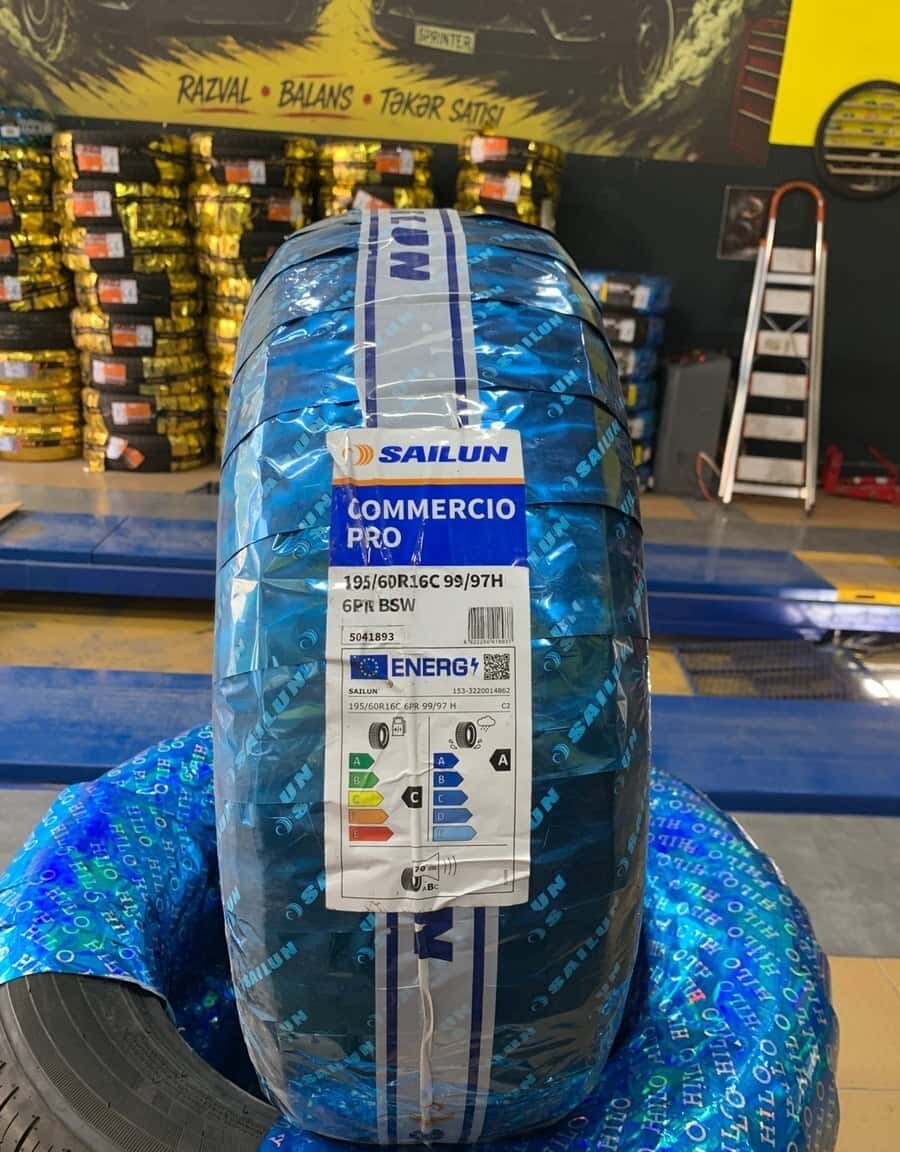 Avtomobil şini Sailun 195/60 R16C - Tenderyard