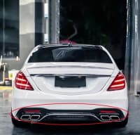 Arxa diffuzer Mercedes W222 S63 — şəkil 15