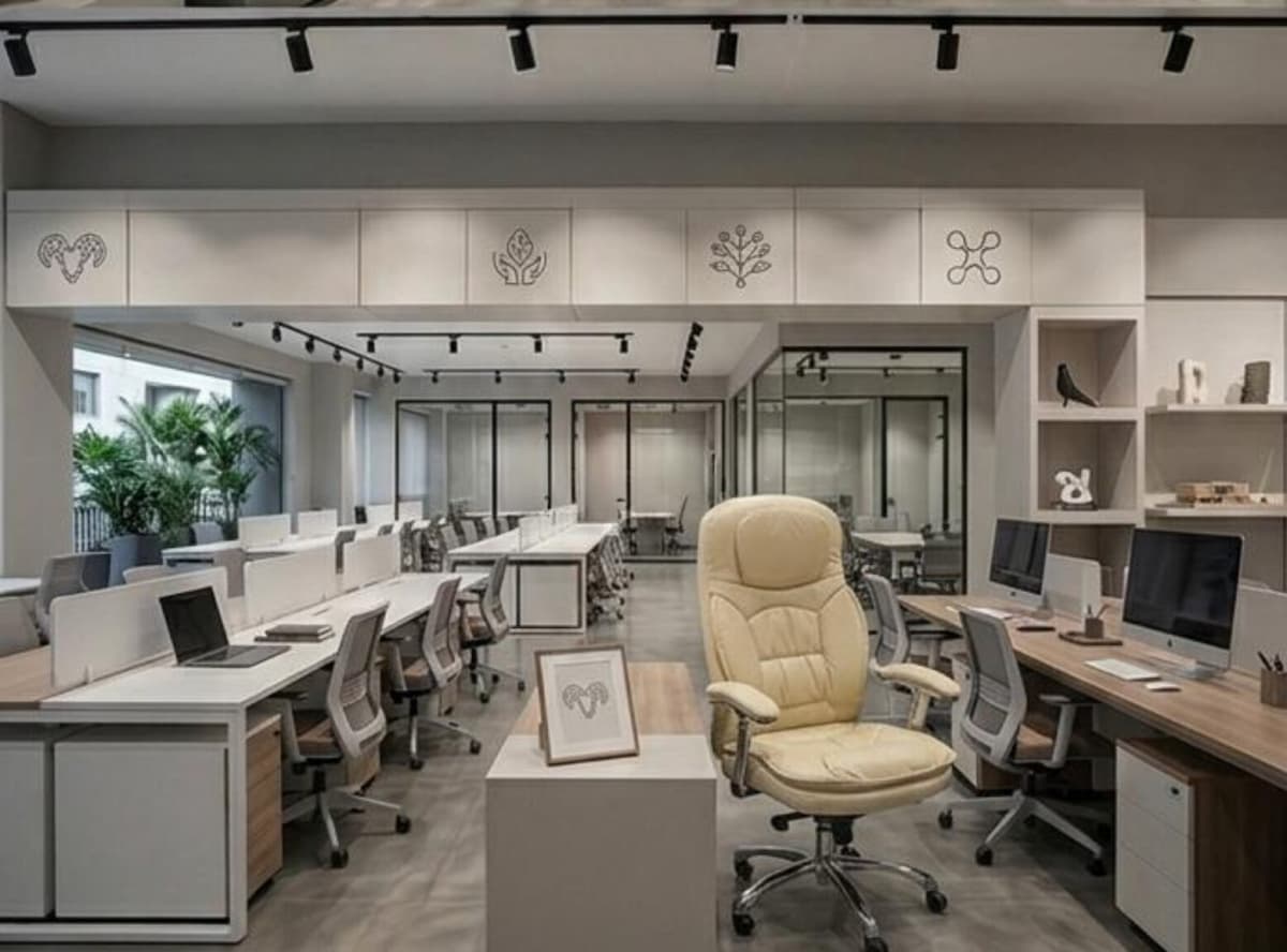 Qarışıq rəng, Ofis üçün kreslo