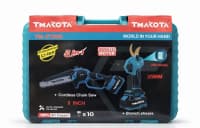 Bağ alətləri dəsti Tmakota 68V mini mişar və qayçı — şəkil 1
