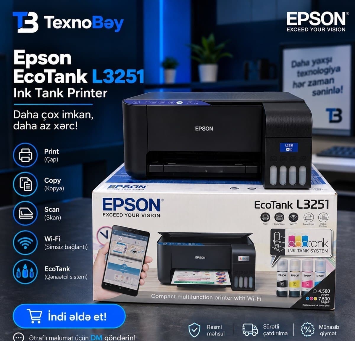 Printer Epson EcoTank L3251