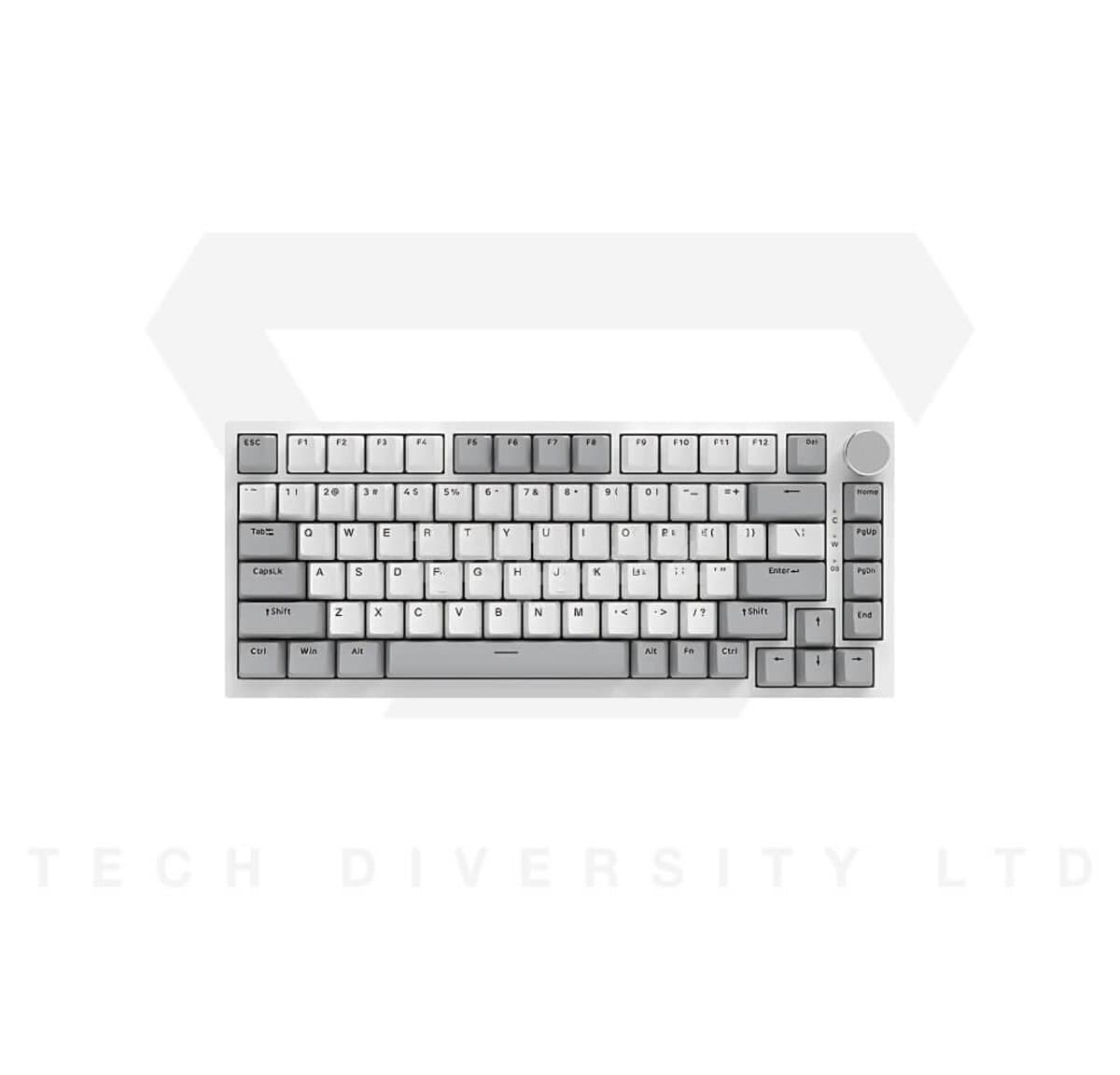 Klaviatura Ajazz AK820 Gray-White White Light