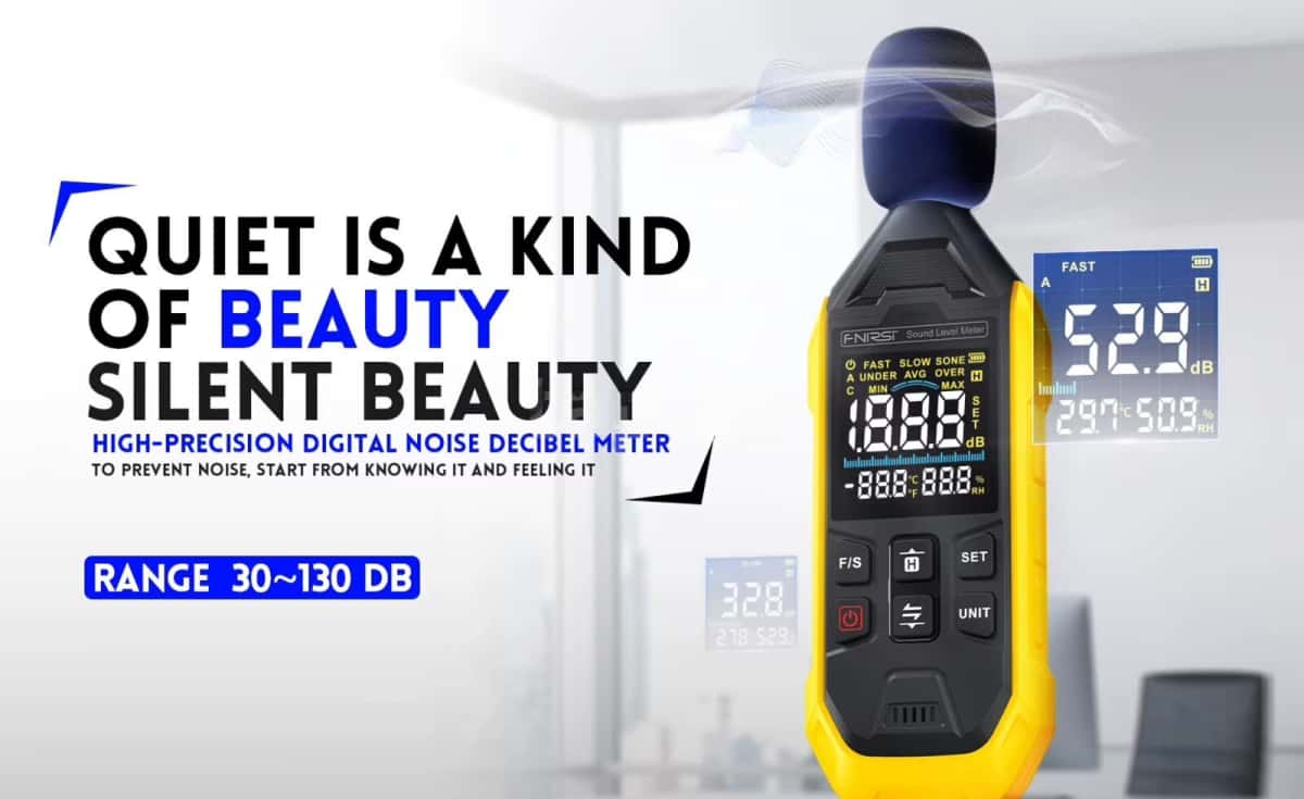 Fnirsi FDM01 Digital Sound Level Meter (Decibel Meter) - Tenderyard