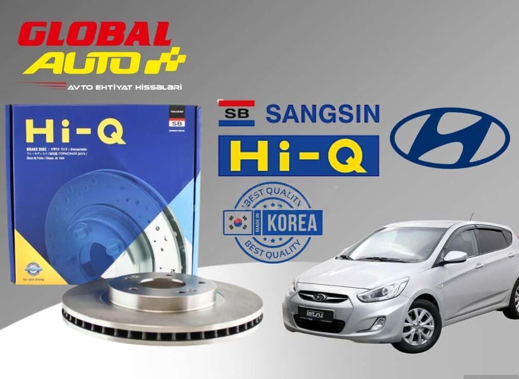 Brake disc Hyundai Solaris - Tenderyard