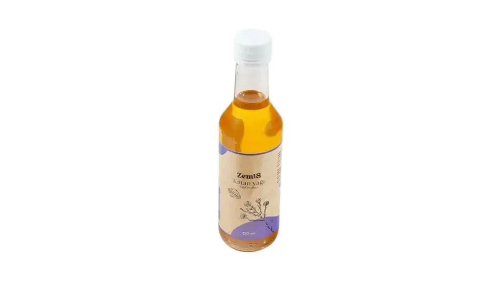 Zenis kətan yağı, 250 ml şüşə butulka